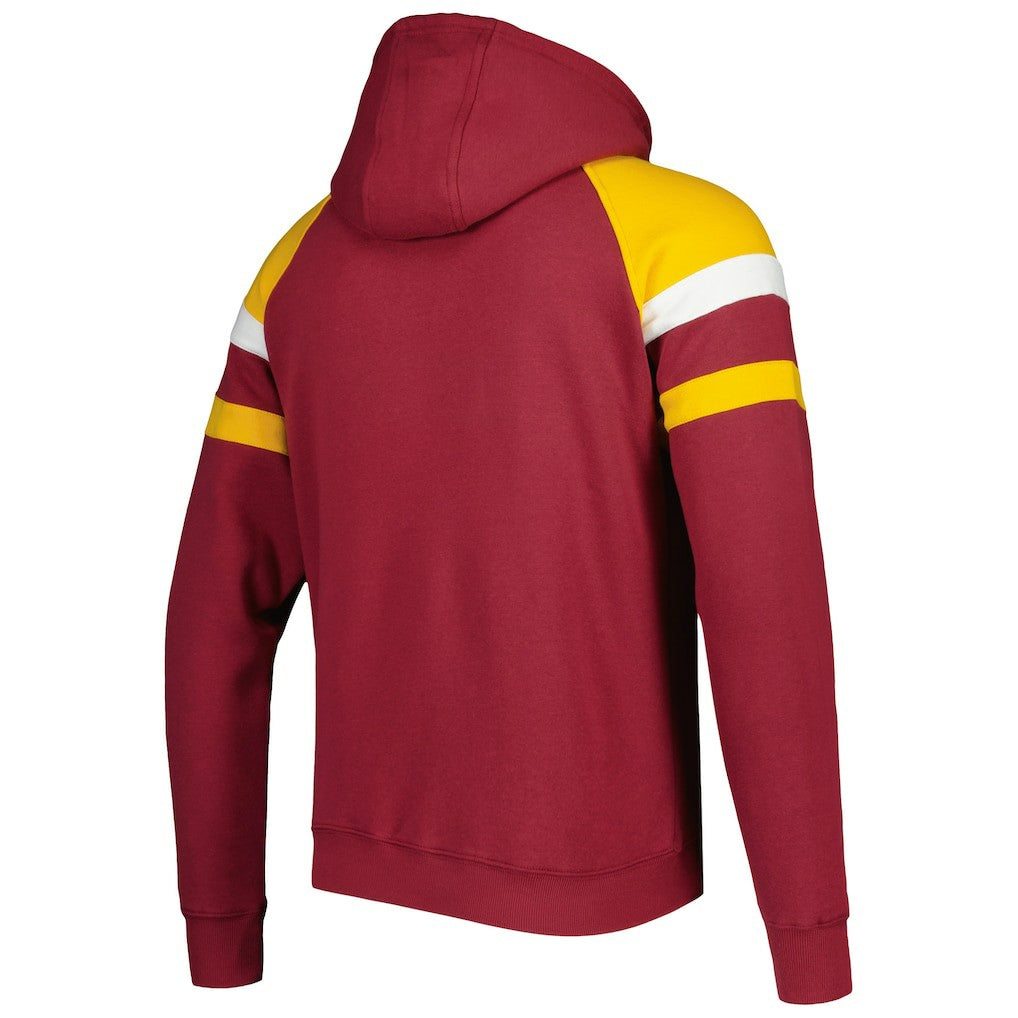 Washington Commanders Starter Draft Fleece Raglan Pullover Hoodie - Burgundy sale