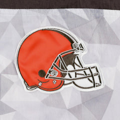 Cleveland Browns Starter Thursday Night Gridiron Raglan Half-Zip Hooded Jacket - White/Brown outlet