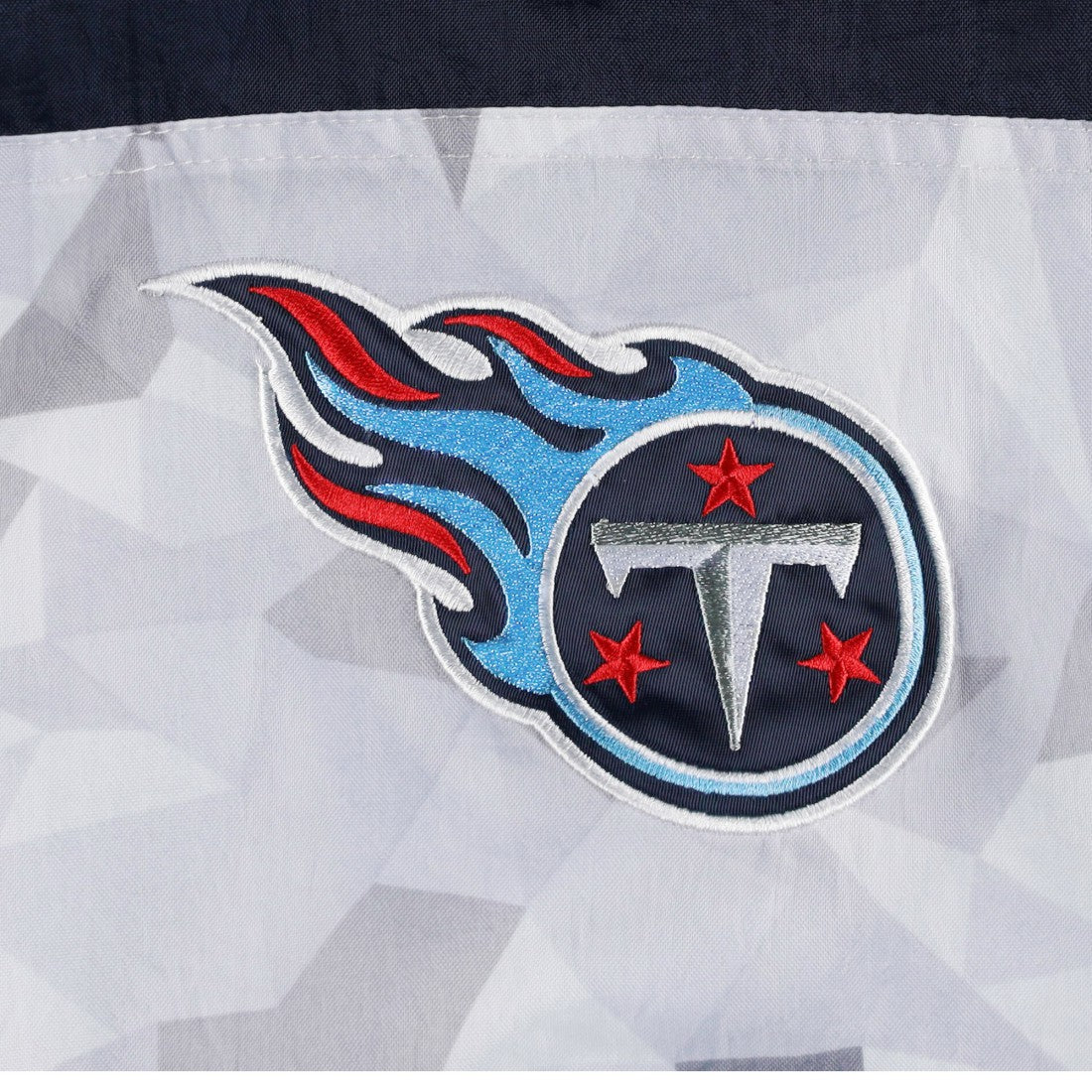 Tennessee Titans Starter Thursday Night Gridiron Raglan Half-Zip Hooded Jacket - White/Navy discount