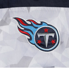 Tennessee Titans Starter Thursday Night Gridiron Raglan Half-Zip Hooded Jacket - White/Navy discount