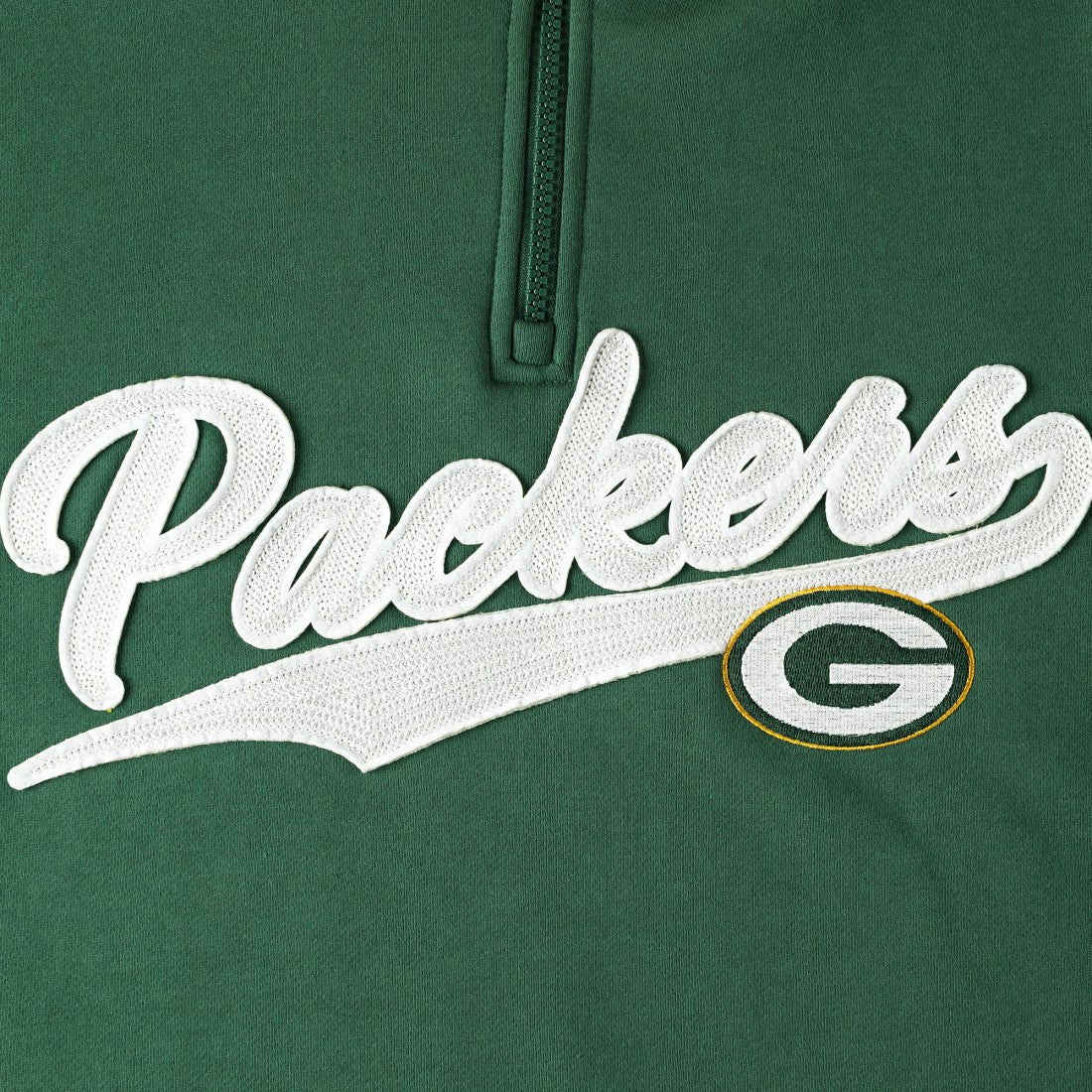 Green Bay Packers Tommy Hilfiger Aiden Quarter-Zip Sweatshirt - Green/Gold sale