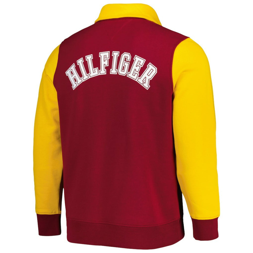 Washington Commanders Tommy Hilfiger Aiden Quarter-Zip Sweatshirt - Burgundy/Gold outlet