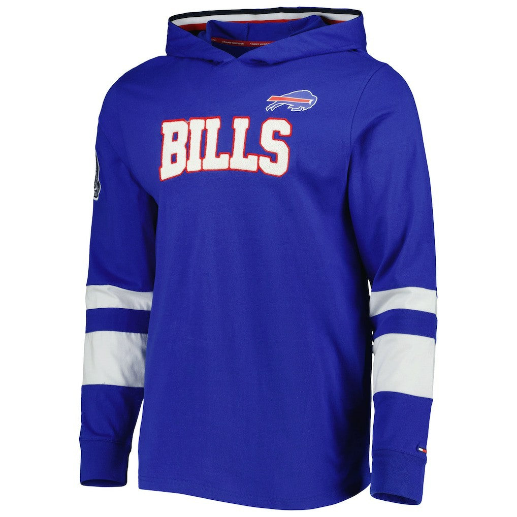 Buffalo Bills Tommy Hilfiger Alex Long Sleeve Hoodie T-Shirt - Royal/White outlet
