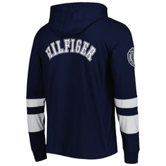 Tennessee Titans Tommy Hilfiger Alex Long Sleeve Hoodie T-Shirt - Navy/White outlet