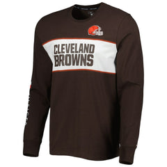 Cleveland Browns Tommy Hilfiger Peter Team Long Sleeve T-Shirt - Brown cheap