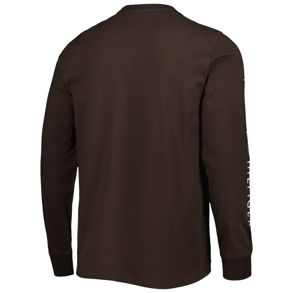 Cleveland Browns Tommy Hilfiger Peter Team Long Sleeve T-Shirt - Brown cheap