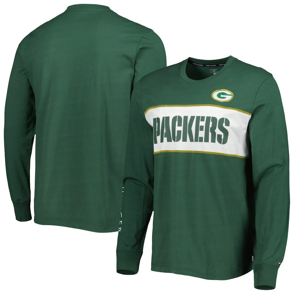 Green Bay Packers Tommy Hilfiger Peter Team Long Sleeve T-Shirt - Green outlet