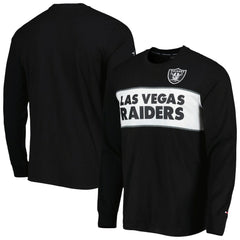 Las Vegas Raiders Tommy Hilfiger Peter Team Long Sleeve T-Shirt - Black on sale