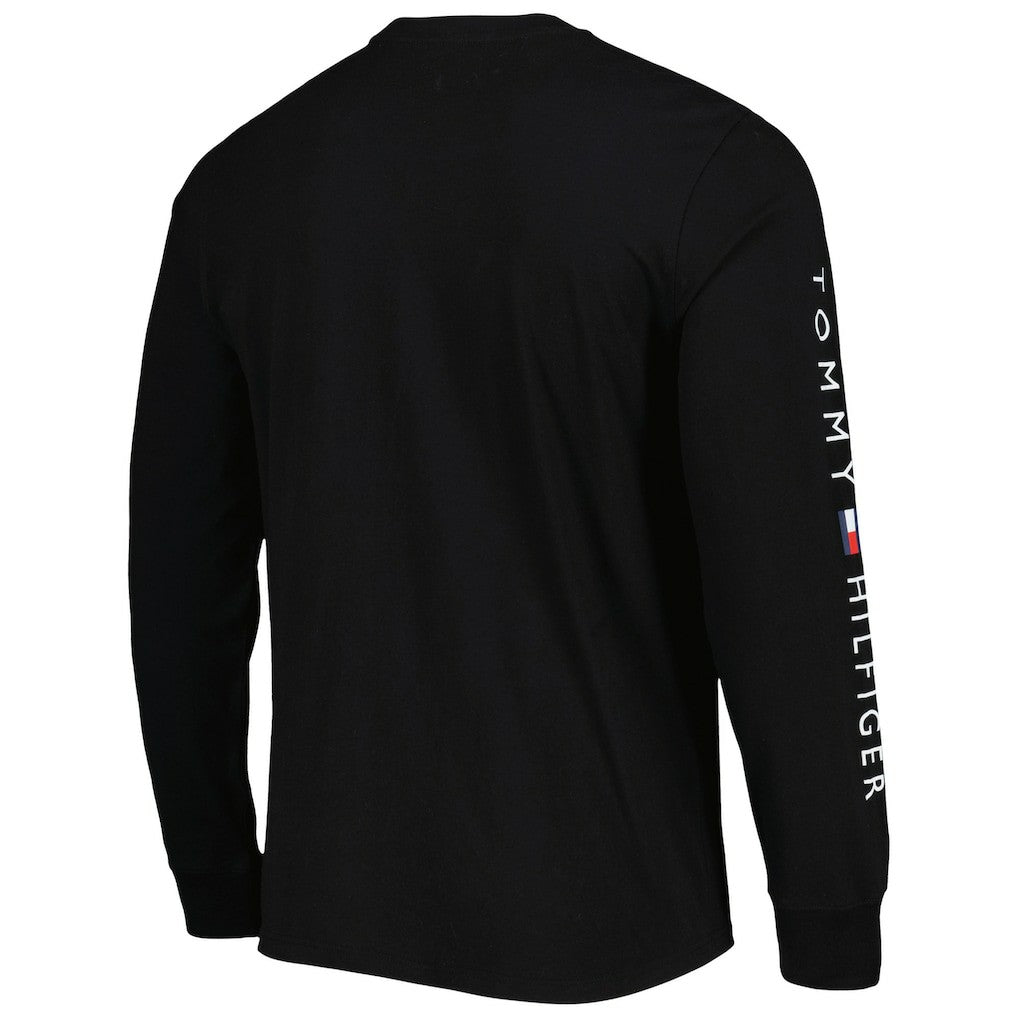 Las Vegas Raiders Tommy Hilfiger Peter Team Long Sleeve T-Shirt - Black on sale