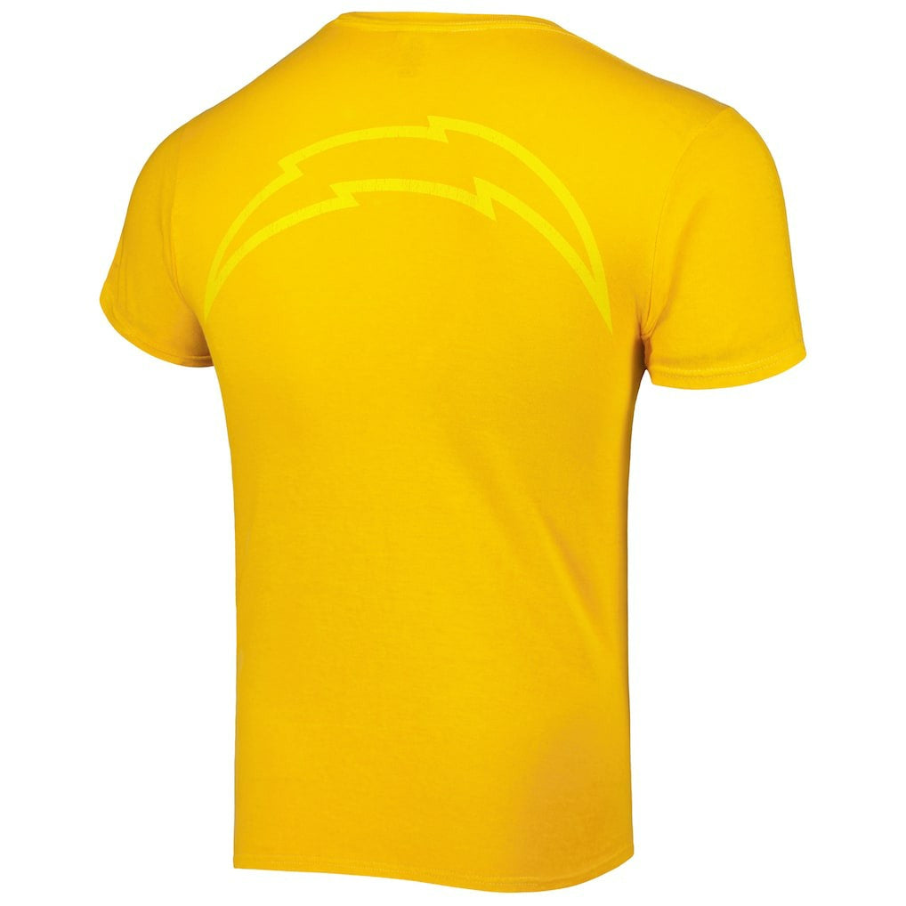 Los Angeles Chargers '47 Fast Track Tonal Highlight T-Shirt - Gold on sale