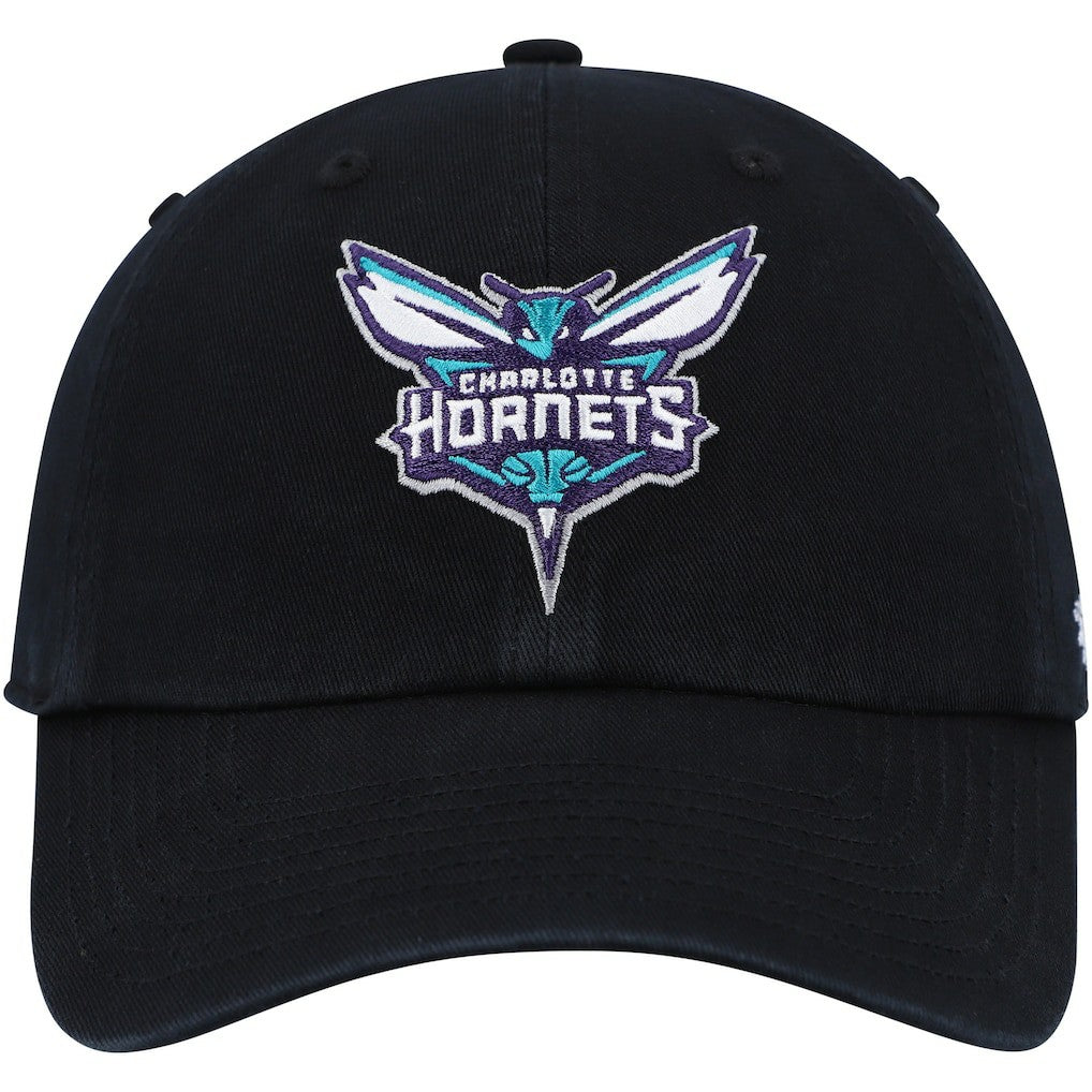 Charlotte Hornets '47 Core Logo Clean Up Adjustable Hat - Black outlet