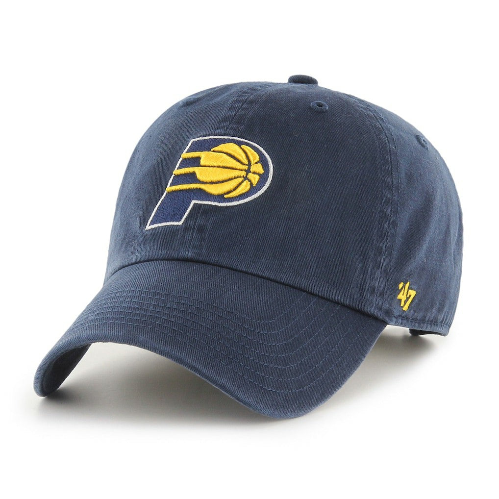 Indiana Pacers '47 Core Logo Clean Up Adjustable Hat - Navy cheap