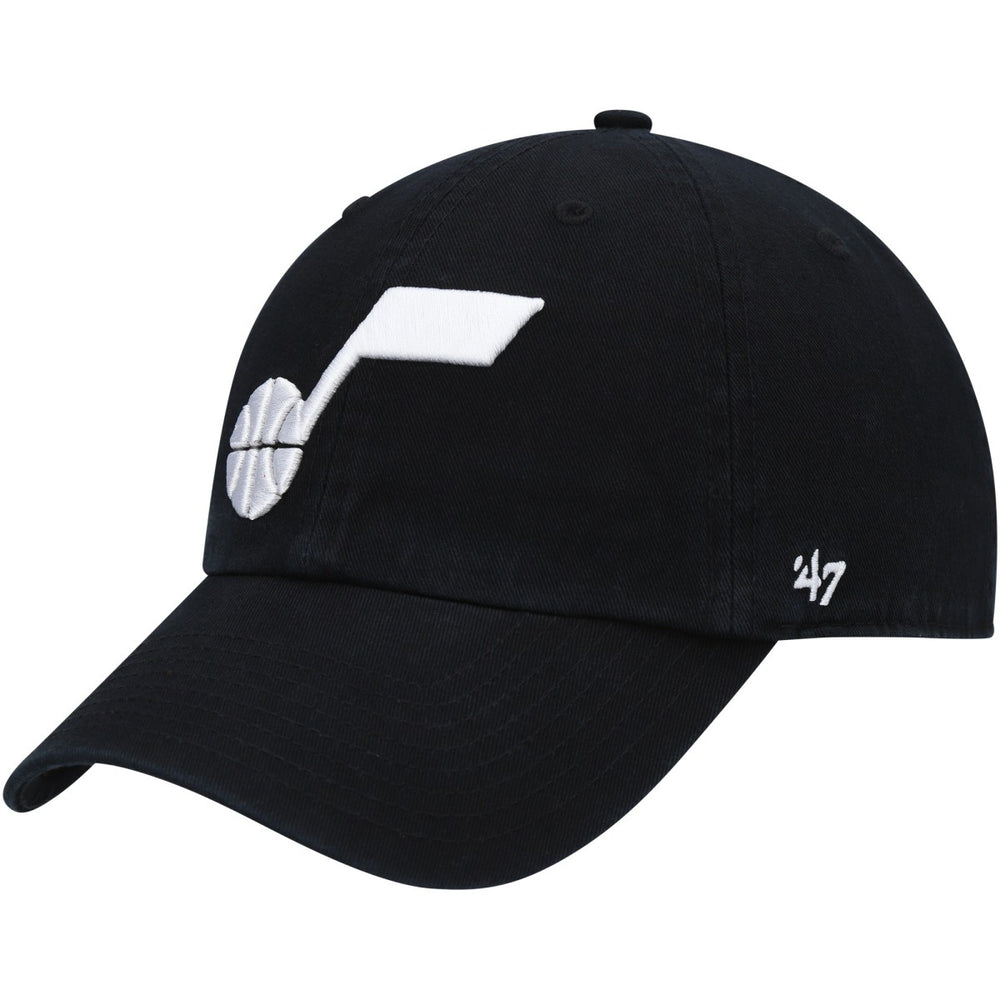 Utah Jazz '47 Core Logo Clean Up Adjustable Hat - Black on sale