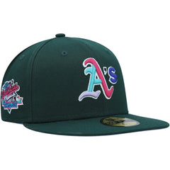Athletics 1989 World Series Polar Lights 59FIFTY Fitted Hat Green