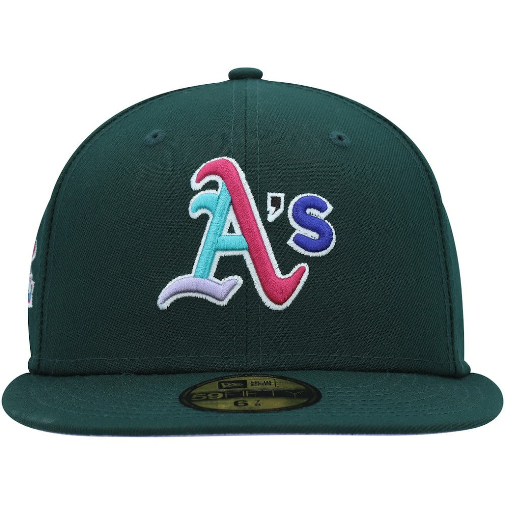 Athletics 1989 World Series Polar Lights 59FIFTY Fitted Hat Green