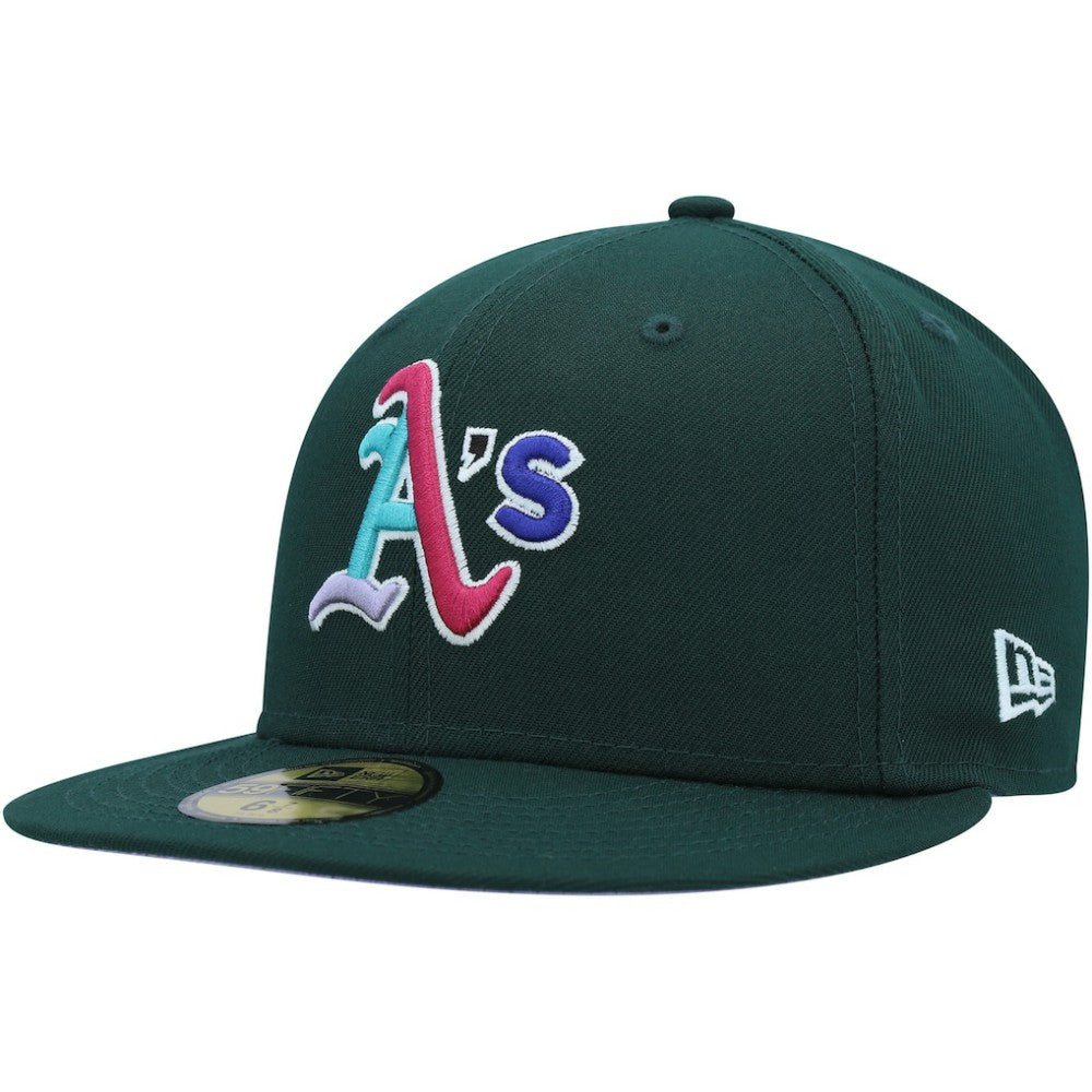 Athletics 1989 World Series Polar Lights 59FIFTY Fitted Hat Green