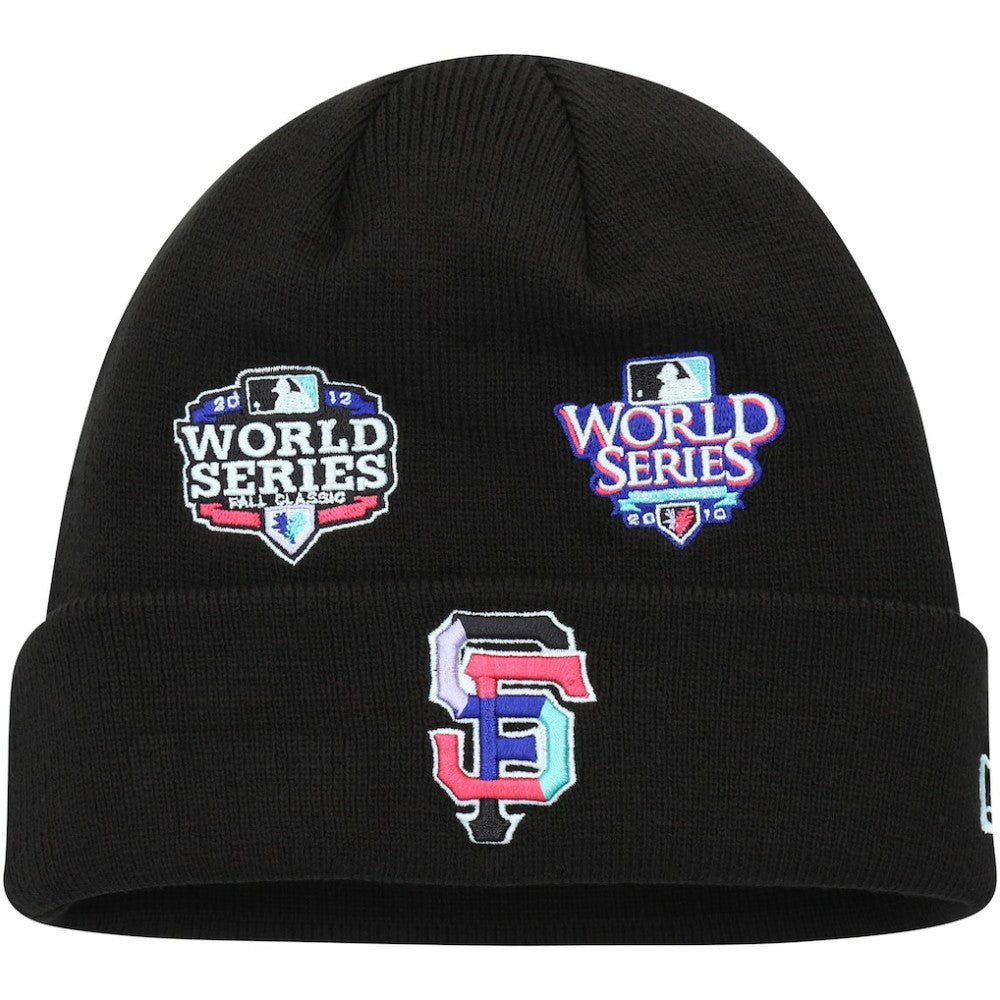 San Francisco Giants Polar Lights Cuffed Knit Hat Black