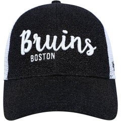 Boston Bruins '47 Women's Encore MVP Trucker Snapback Hat - Black/White Hats
