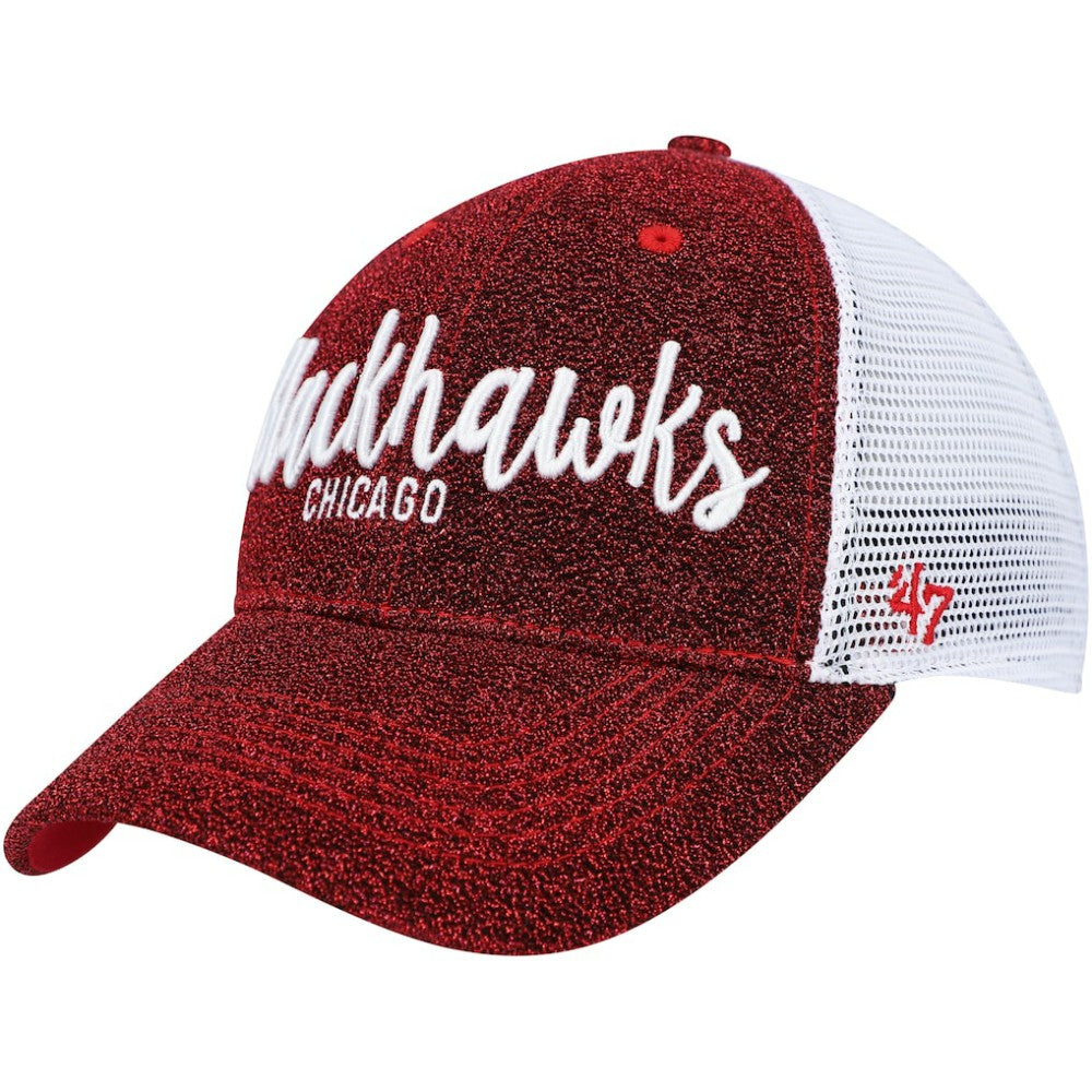 Chicago Blackhawks '47 Women's Encore MVP Trucker Snapback Hat - Red/White Hats
