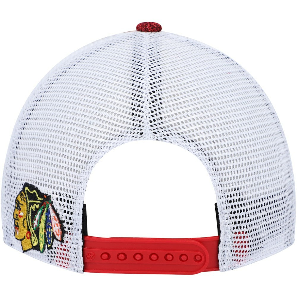 Chicago Blackhawks '47 Women's Encore MVP Trucker Snapback Hat - Red/White Hats