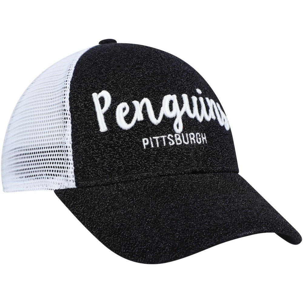 Pittsburgh Penguins '47 Women's Encore MVP Trucker Snapback Hat - Black/White Hats