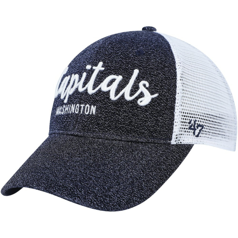 Washington Capitals '47 Women's Encore MVP Trucker Snapback Hat - Navy/White Hats