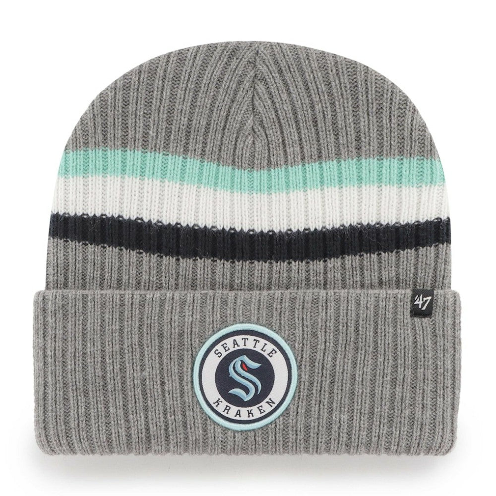 Seattle Kraken '47 Highline Cuffed Knit Hat - Charcoal Hats