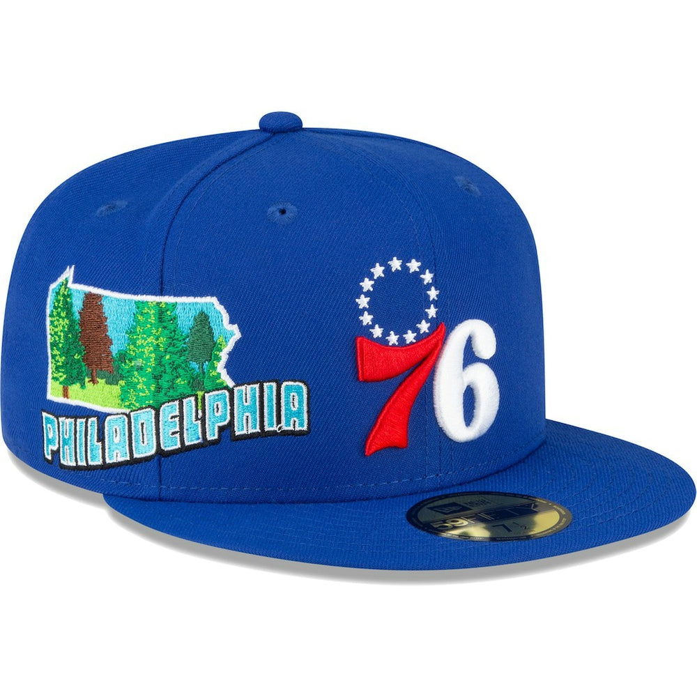 Philadelphia 76ers Stateview 59FIFTY Fitted Hat - Royal outlet