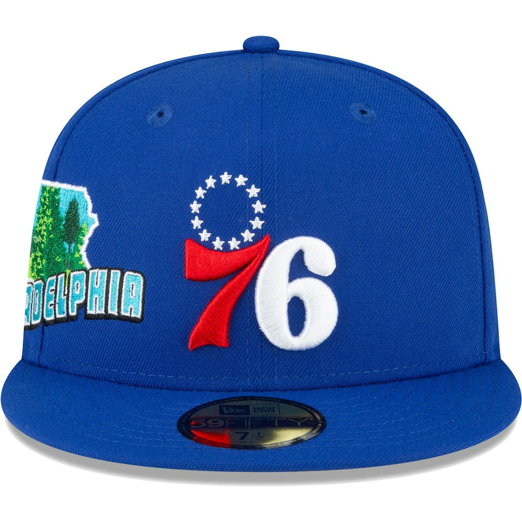 Philadelphia 76ers Stateview 59FIFTY Fitted Hat - Royal outlet
