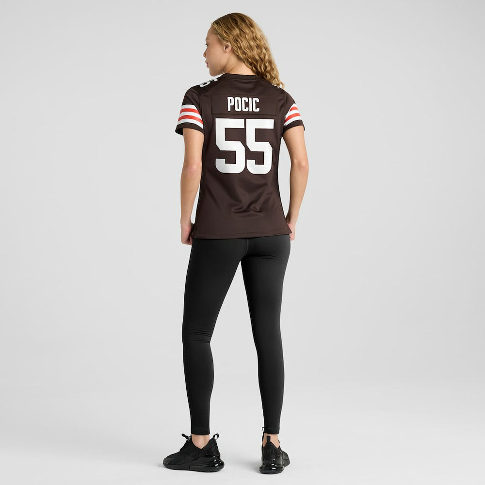 Ethan Pocic Cleveland Browns Women's Game Jersey - Brown on sale