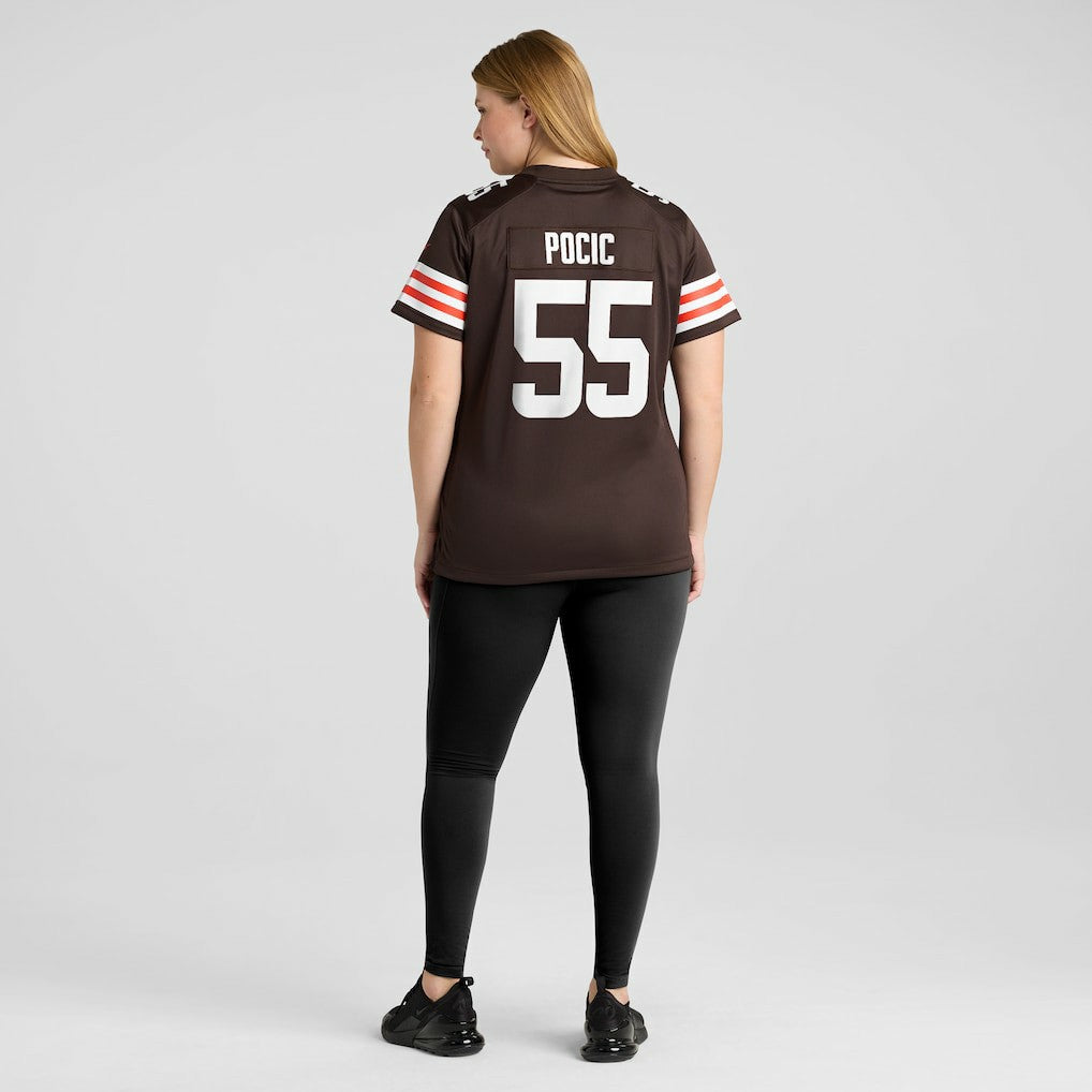 Ethan Pocic Cleveland Browns Women's Game Jersey - Brown on sale