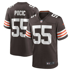 Ethan Pocic Cleveland Browns Game Jersey - Brown discount