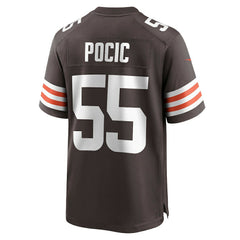 Ethan Pocic Cleveland Browns Game Jersey - Brown discount