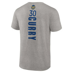 Stephen Curry Golden State Warriors Playmaker Name & Number T-Shirt sale - Heathered Gray for sale