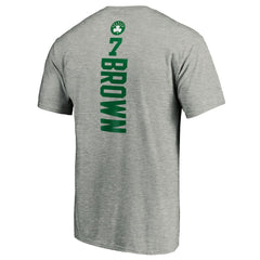 Jaylen Brown Boston Celtics Playmaker Name & Number T-Shirt - Heathered Gray shop