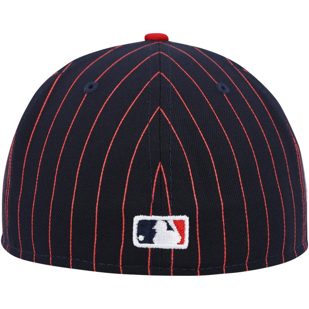 Boston Red Sox Concepts Pinstripe 59FIFTY Fitted Hat Navy