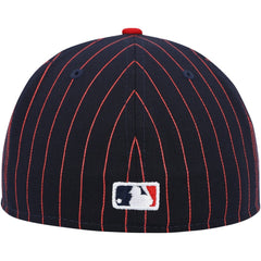 Boston Red Sox Concepts Pinstripe 59FIFTY Fitted Hat Navy
