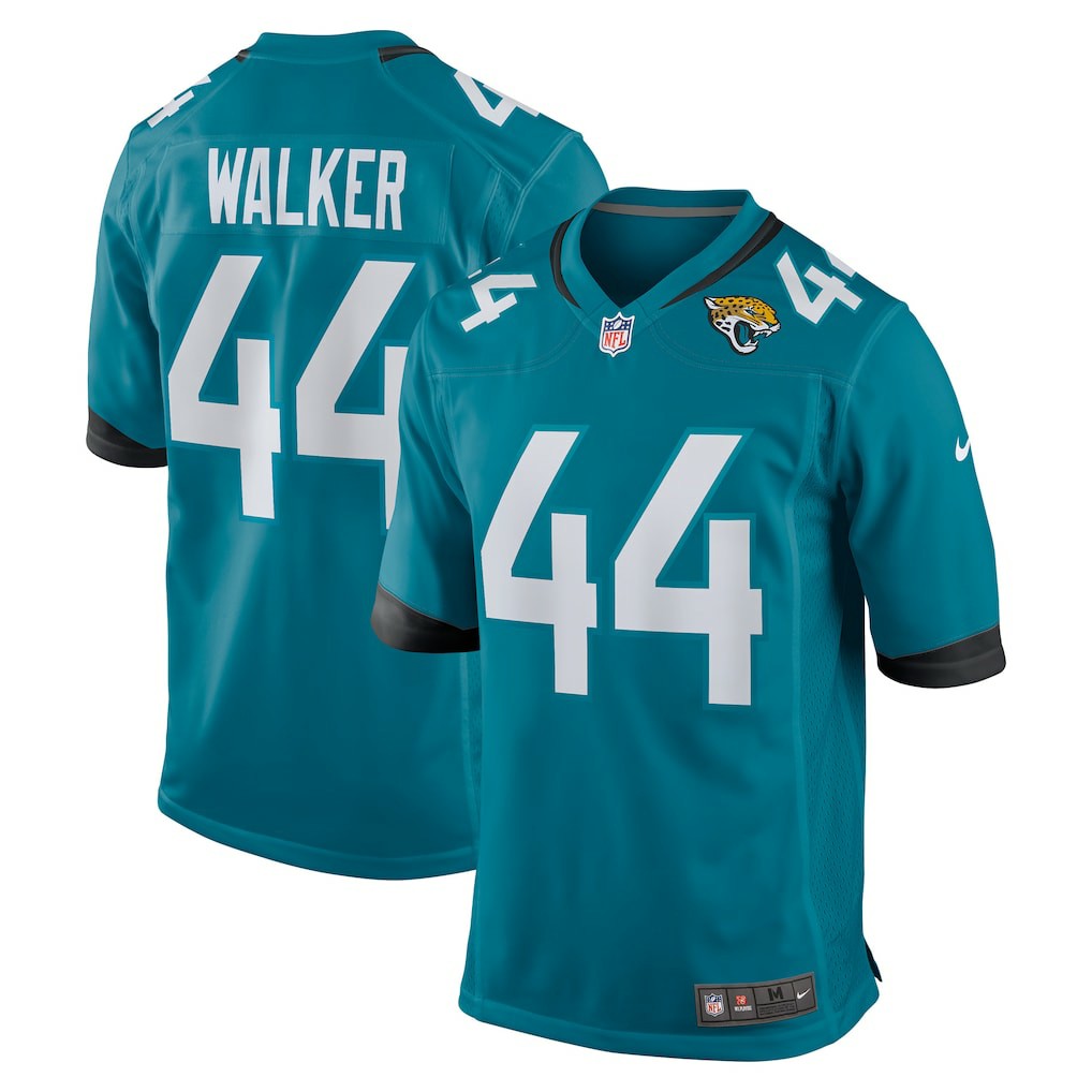 Travon Walker Jacksonville Jaguars Youth Game Jersey - Teal discount