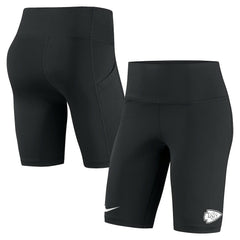 Kansas City Chiefs Women's Biker Shorts - Black on sale