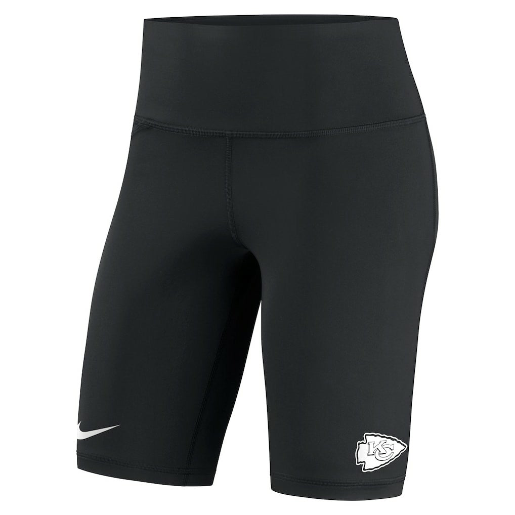 Kansas City Chiefs Women's Biker Shorts - Black on sale