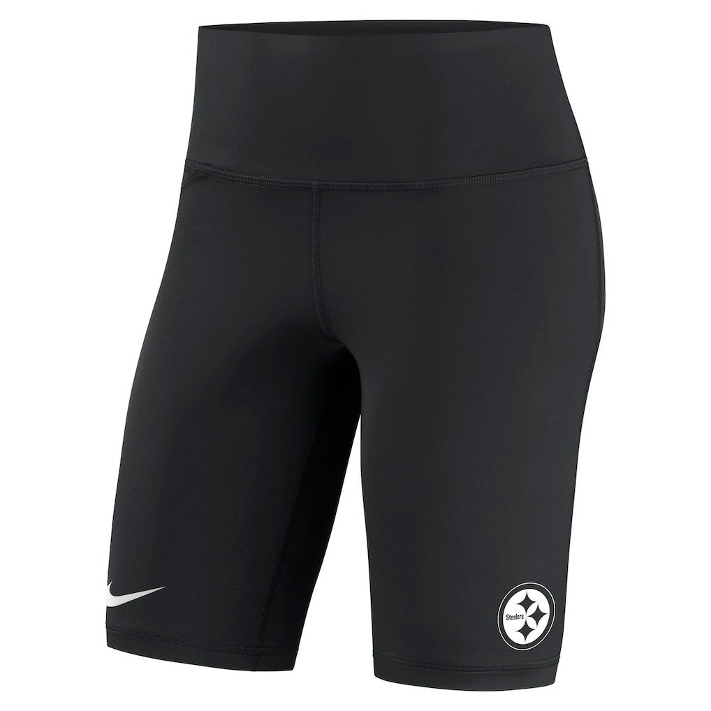 Pittsburgh Steelers Women's Biker Shorts - Black for sale