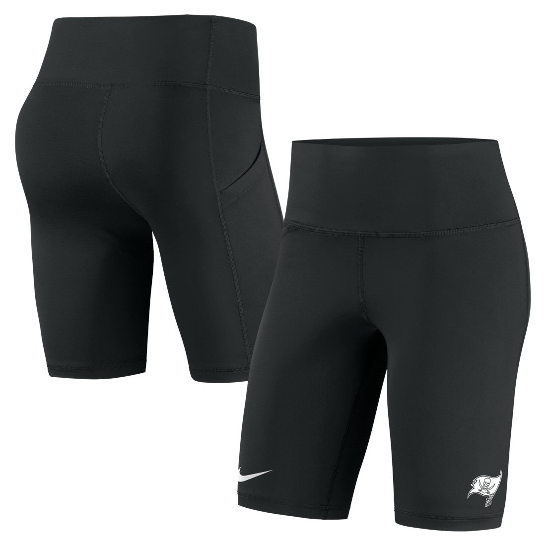 Tampa Bay Buccaneers Women's Biker Shorts - Black sale