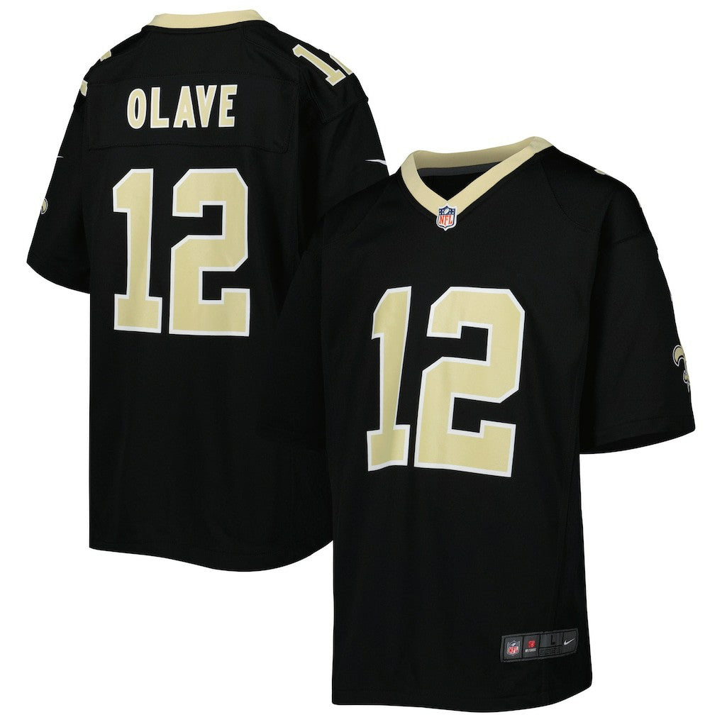 Chris Olave New Orleans Saints Youth Game Jersey - Black cheap