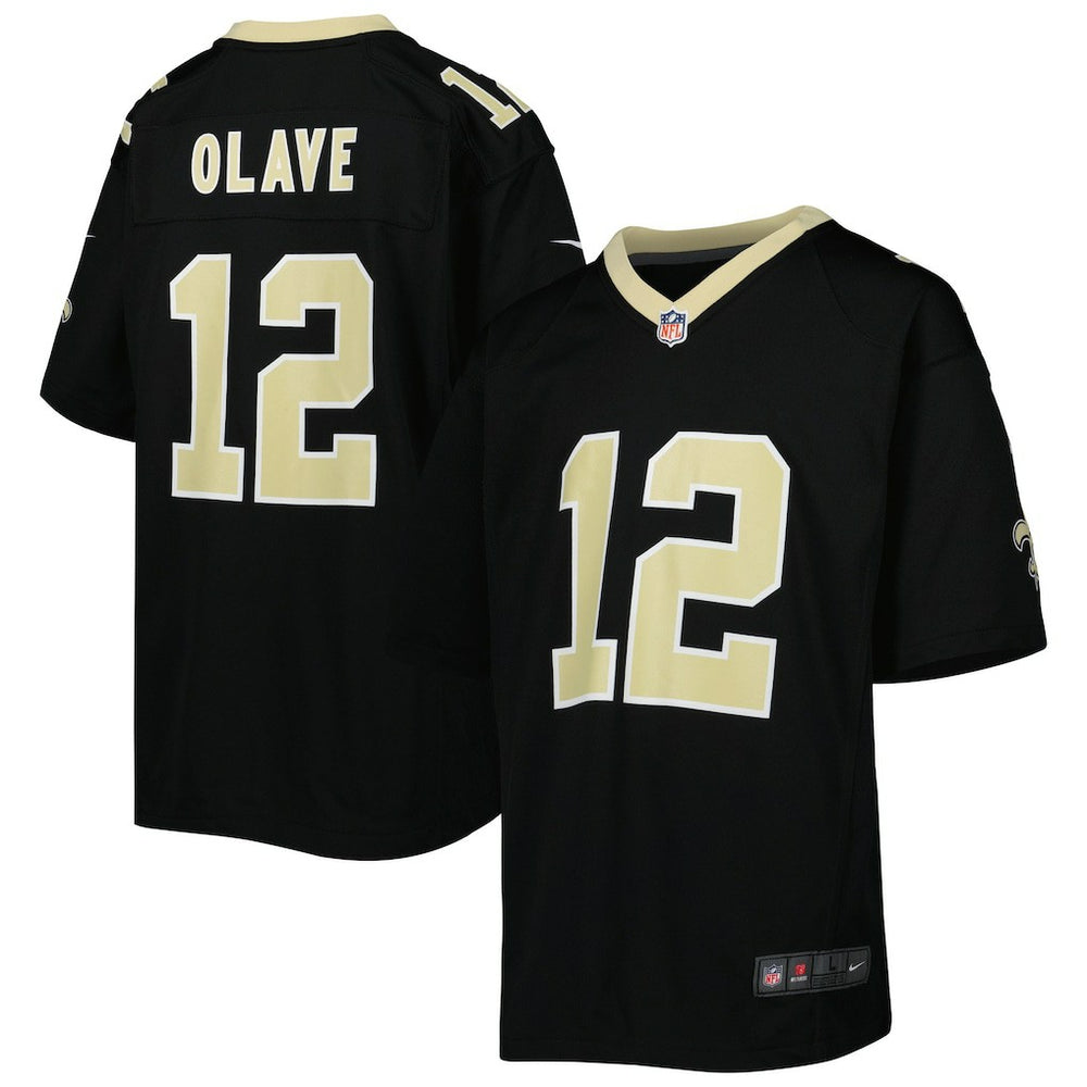 Chris Olave New Orleans Saints Youth Game Jersey - Black cheap
