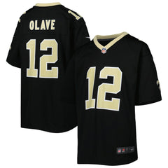 Chris Olave New Orleans Saints Youth Game Jersey - Black cheap