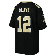 Chris Olave New Orleans Saints Youth Game Jersey - Black cheap