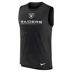 Las Vegas Raiders Muscle Trainer Tank Top - Black cheap