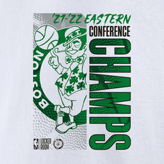 Boston Celtics 2022 Eastern Conference Champions Locker Room T-Shirt - White cheap