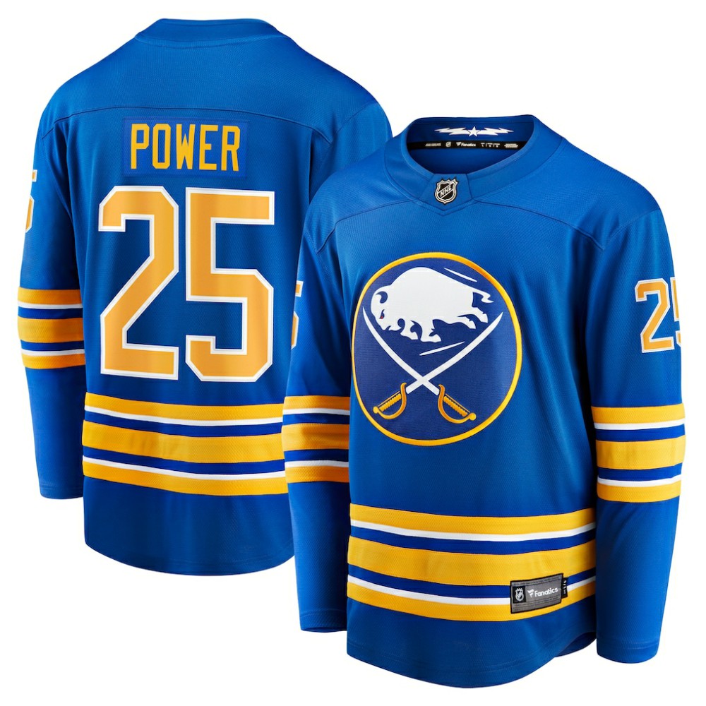 Owen Power Buffalo Sabres Fanatics Home Breakaway Player Jersey - Royal Jerseys