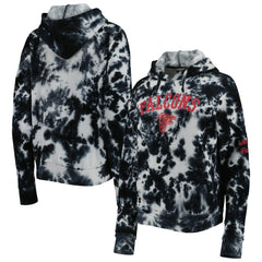 Atlanta Falcons New Era Women's Cloud Dye Fleece Pullover Hoodie - Black outlet